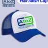blue-half Half Mesh Cap