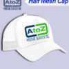 white-half Half Mesh Cap